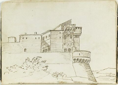 Vue de l'abbaye de Grottaferrata, près de Rome, image 1/2