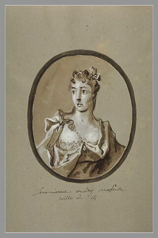 Portrait de Geneviève Oudry, soeur de l'artiste