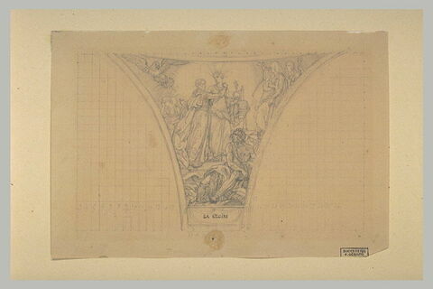 Etude pour un écoinçon du Panthéon : 'la Gloire', image 1/1