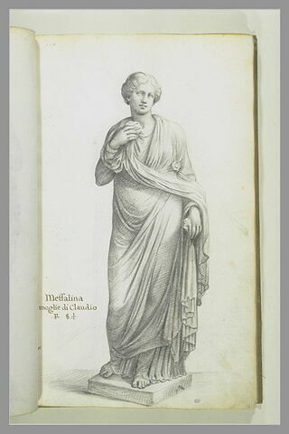Statue de 'MESSALINA / MOGLIE di CLAUDIO', image 2/3