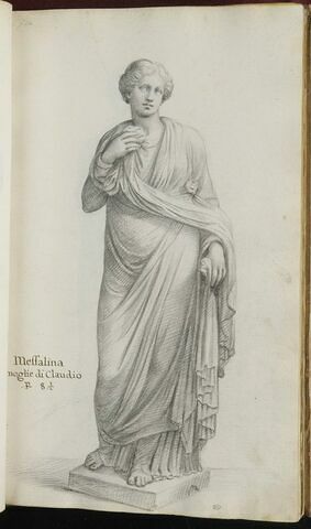 Statue de 'MESSALINA / MOGLIE di CLAUDIO', image 3/3