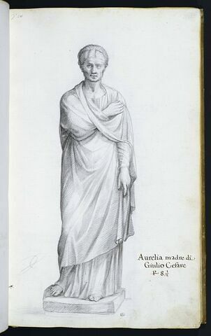 Statue de 'AURELIA MADRE di GIULIO CESARE'
