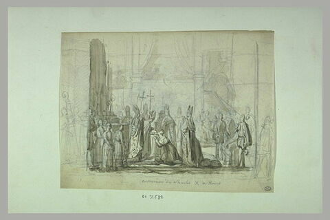 Communion de Charles X à Reims, image 1/1