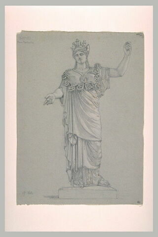 Statue d'Athéna, vue de face, image 1/1