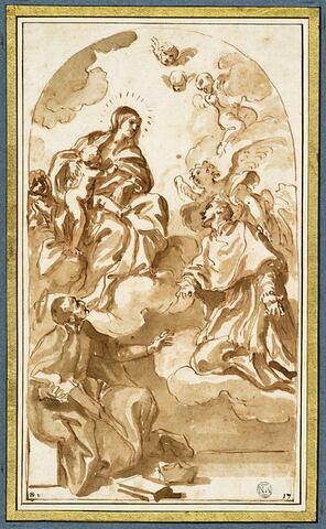Vierge et l'Enfant avec saint Charles Borromée et saint Ignace de Loyola, image 1/3