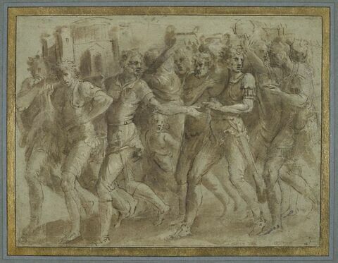 Le Triomphe de Scipion et la montée au Capitole : copie d'après Giulio Romano