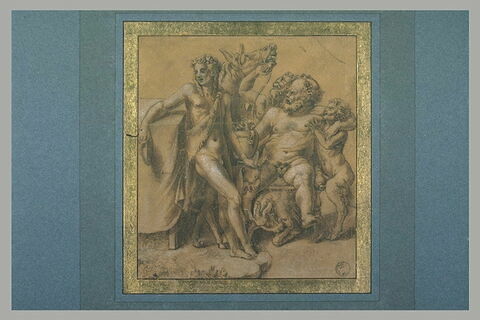 Bacchus, Silène et deux satyres, image 1/2