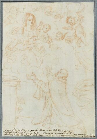 La Vierge et l'Enfant apparaissant à saint Philippe de Néri