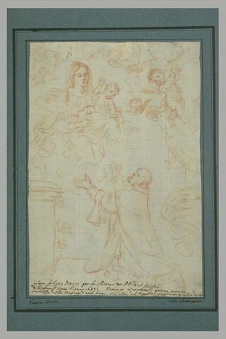 La Vierge et l'Enfant apparaissant à saint Philippe de Néri, image 2/2