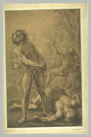 Adam et Eve pleurant la mort d'Abel, image 1/1