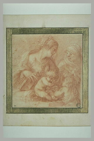 La Vierge et l'Enfant avec sainte Elisabeth et le petit saint Jean, image 1/1