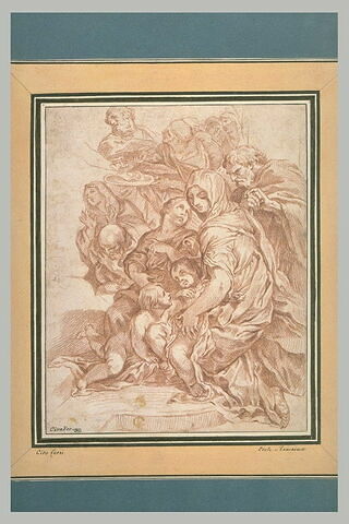 Sainte Famille avec sainte Elisabeth et le petit saint Jean, image 1/1
