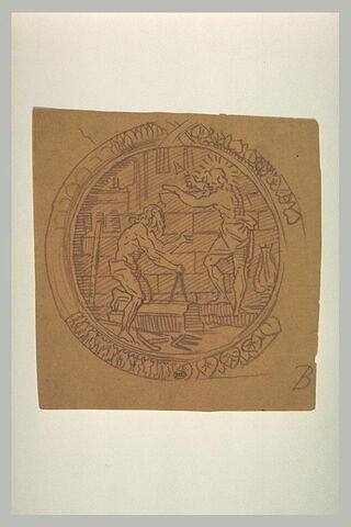 Apollon et Neptune élevant les murs de Thèbes, image 1/1