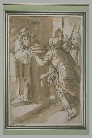 Abraham offrant le pain à Melchisedech, image 1/1