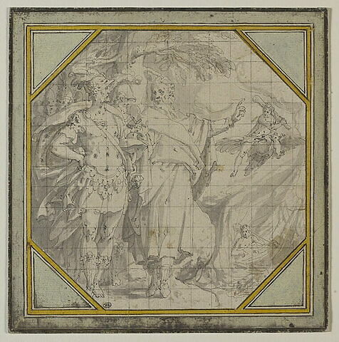 Aristote fait observer à Alexandre l'illustre exemple d'Hercule, image 1/1