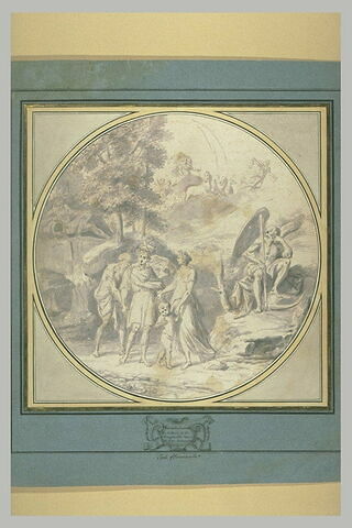 Enée, Anchise, Créüse et Ascagne sur le mont Ida dans une composition allégorique, image 2/2