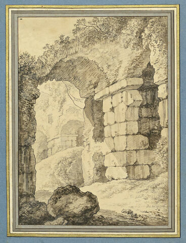 Portion des ruines du Colisée