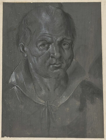 Portrait en buste d'un homme imberbe, vu de face, image 1/2