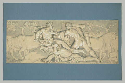 Hercule tuant Alébion et Dercynos, image 1/1