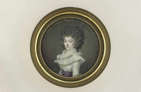 Portrait de la princesse de Lamballe, à mi-corps, image 1/1