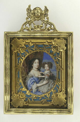 Portrait présumé d'Henriette d'Angleterre avec sa fille