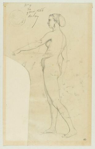 Jeune femme nue, portant une vasque, image 1/2