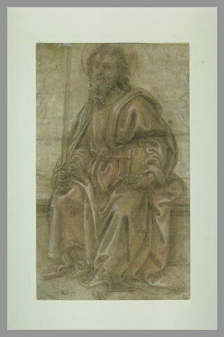 Saint Paul assis, tenant l'épée nue et le livre