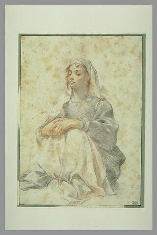 Jeune fille assise, image 1/1