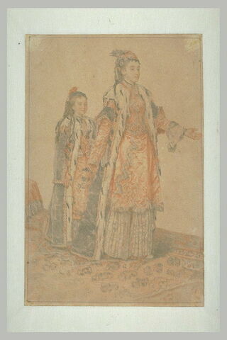 L'impératrice Marie Thérèses d'Autriche suivie de sa fille, en costume turc, image 2/2