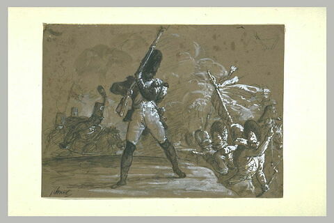 Combat d'un soldat français, image 1/1