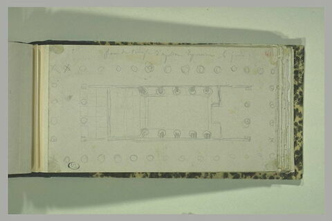 Plan du temple d'Apollon Epicurien à Bassae, image 2/2