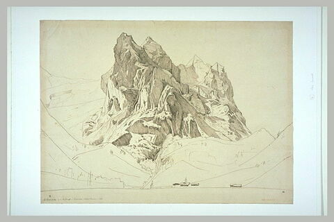 Vue d'un massif de montagnes à Rosenlawi, en Suisse, image 1/1