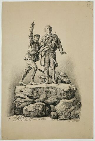Monument dédié à Horace Bénédict Saussure, image 1/2
