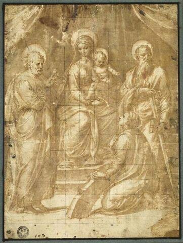 La Vierge à l'Enfant avec saint Pierre, saint Paul et sainte Catherine