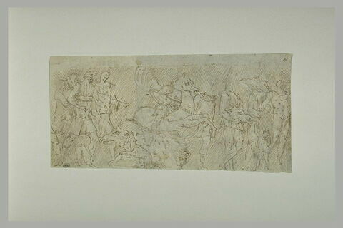 La chasse au sanglier de Calydon, d'après un bas-relief antique, image 1/1