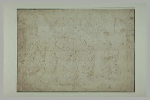 Les princes daces invoquent la clémence de Trajan, copie d'après la colonne Trajane, image 2/2