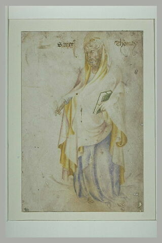 Saint Thomas, debout, tenant un livre dans la main gauche, image 1/1