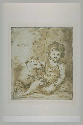 Saint Jean-Baptiste avec un agneau, image 1/1