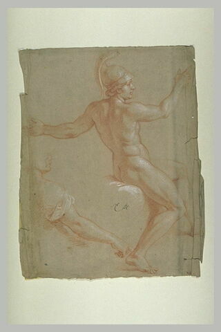 Femme nue, casquée, de profil, image 2/2
