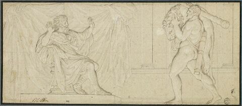 Hercule apportant le lion de Némée à Eurysthée, image 1/2