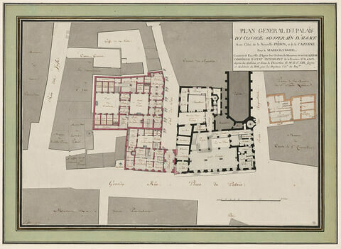 Plan général du palais du conseil souverain d'Alsace à Colmar, image 1/2