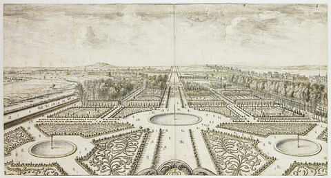 Vue du jardin des Tuileries
