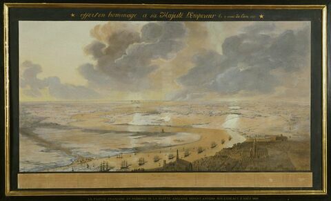 Vue de l'Escaut et des forces anglaises, en 1809, image 1/1