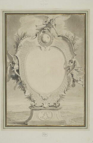 Frontispice du sacre de Louis XV, image 1/1