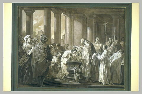 Le baptême de saint Augustin, image 1/1