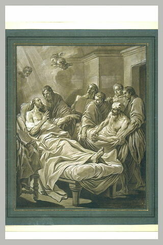 L'agonie de saint Augustin, image 1/1