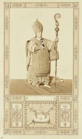 Sacre de Charles X : l'archevêque de Reims, image 1/2