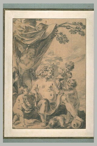 Bacchus, Ariane et quatre putti, image 2/2