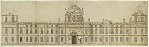 Projet pour la façade orientale du Louvre, image 1/1