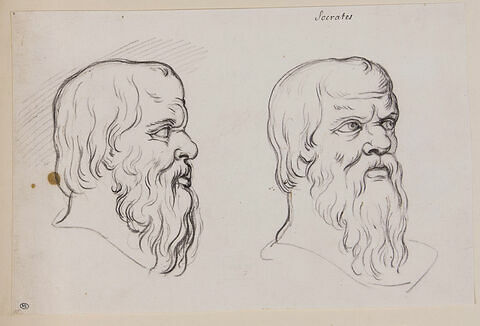 Deux têtes de Socrate